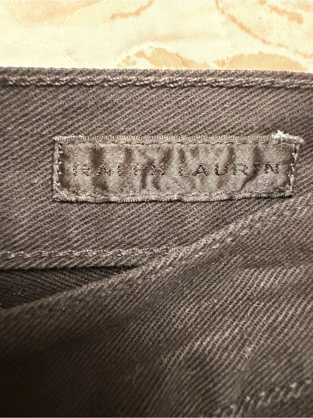 Ralph Lauren Black Straight-Leg Men’s Jeans